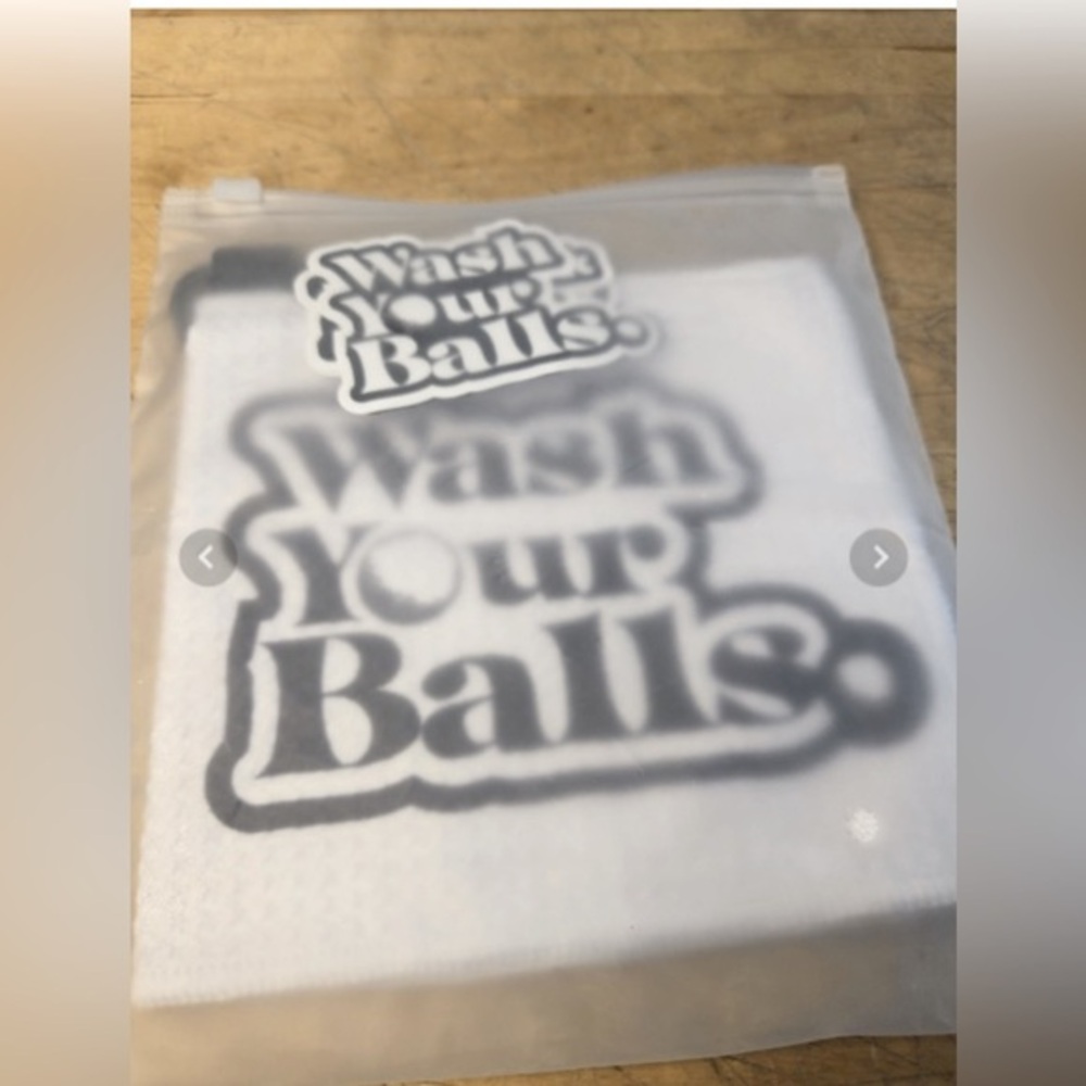Wash your balls golf rag | OS | NWT
